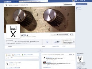 Page Facebook level X